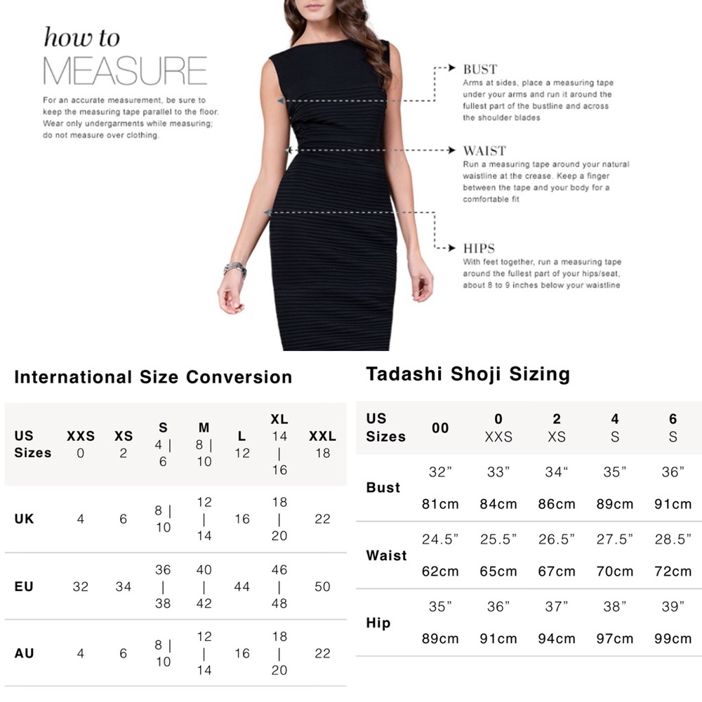 New & Sold Out Tadashi Esme Gown in Black - Picture 8 of 8